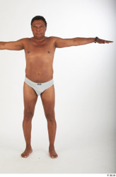 Whole Body Man T poses Slim Street photo references